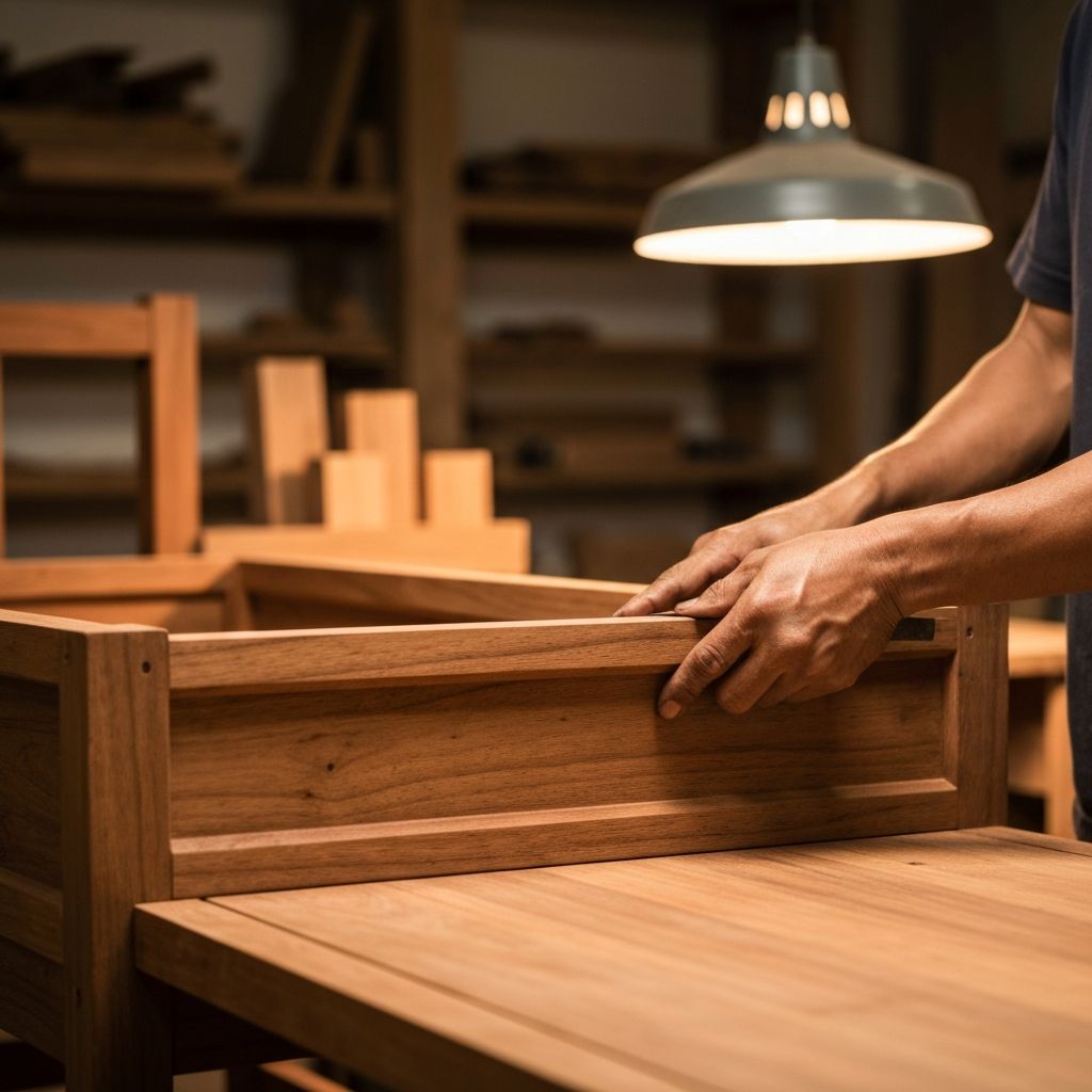 Proses pembuatan furnitur